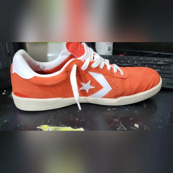 Converse Red and White Sneakers - Picture 8 of 9